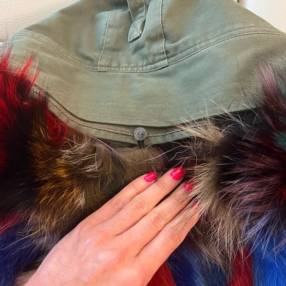 BEAUTIFUL and BRIGHT Annabelle Girl’s Fur Utility Coat Size 4 - Picture 5 of 12